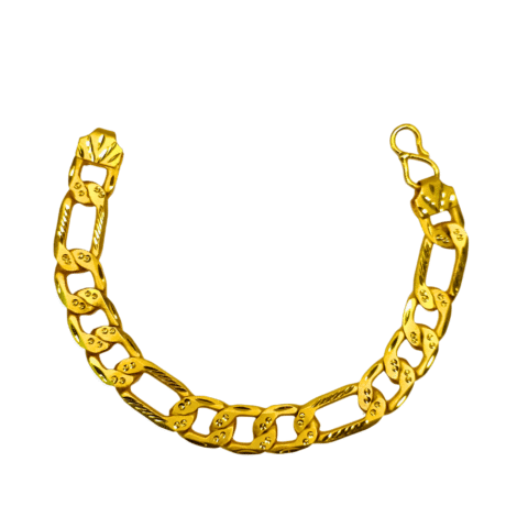 Men's Gold Plated Bracelet 1.5 GM